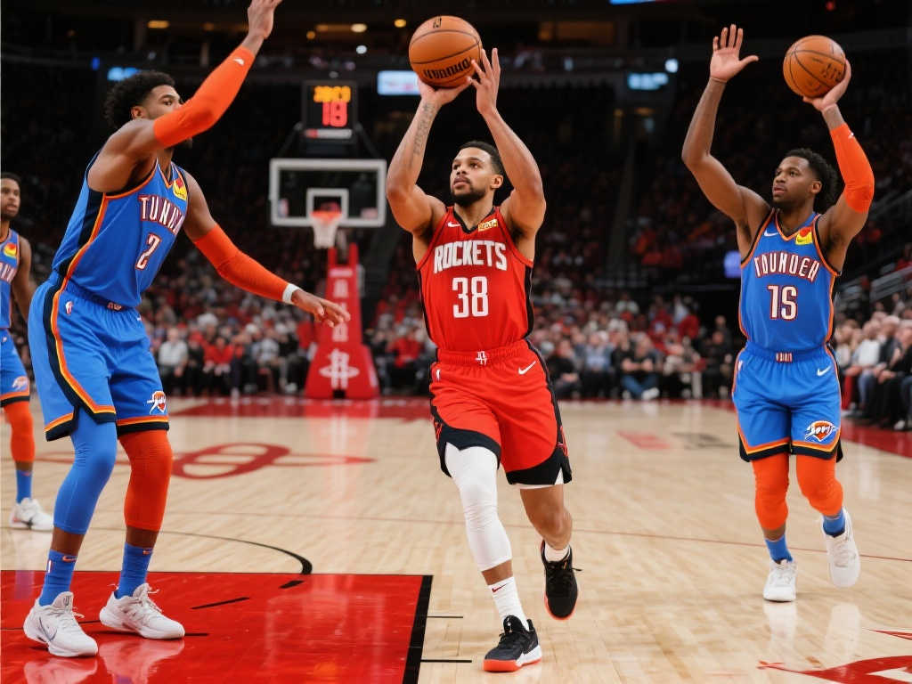 再创辉煌!范乔丹38分力克雷霆,火箭冲击西部榜首